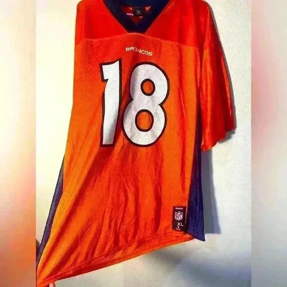 Reebok NFL Denver Broncos Peyton Manning #18 Jersey - XL - Picture 1 of 8